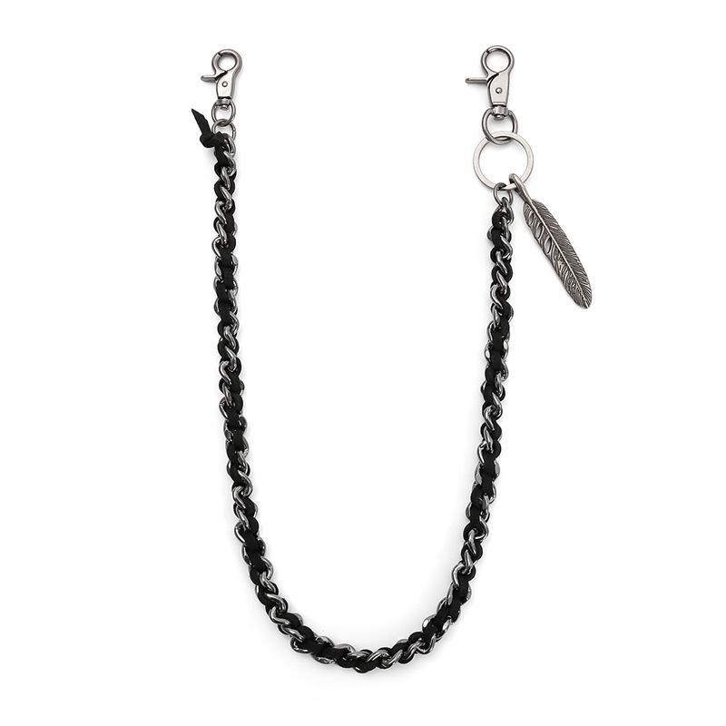 Gothic Punk Waist Chain Belt for Men Streetwear Dance Accessory