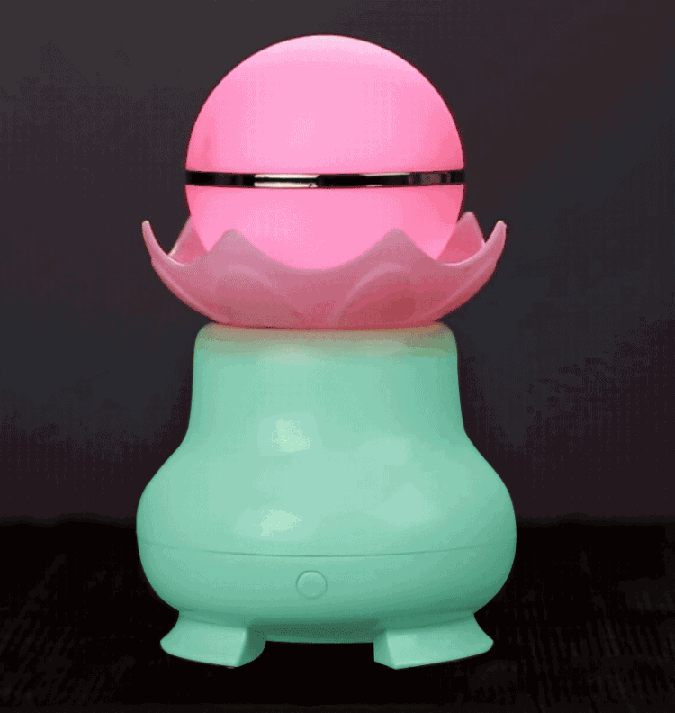 luminous pearl aromatherapy humidifier with led night light & usb ultrasonic mist