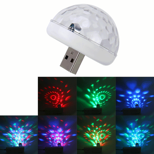 rgb music sync usb party light for car, pc & home atmosphere lighting