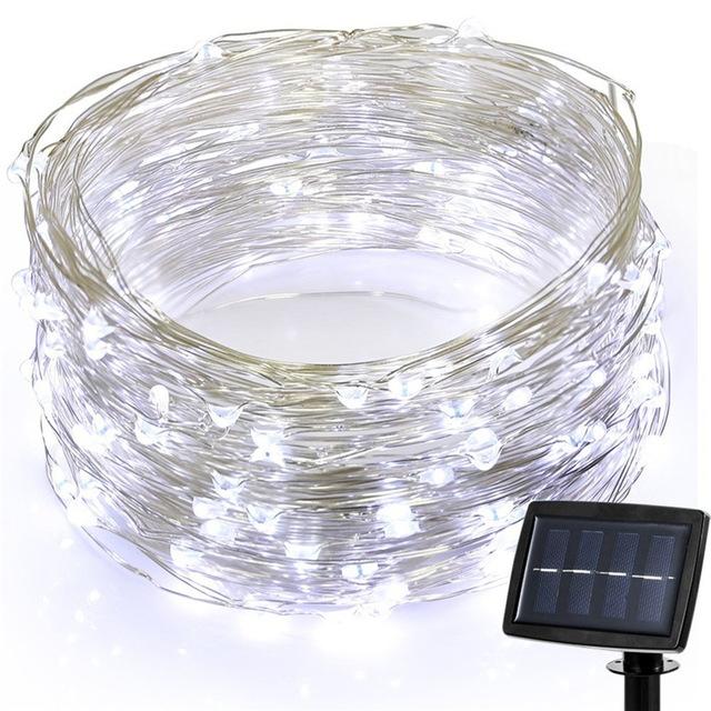Solar Fairy String Lights 22M 200 LED Outdoor Garden Lights with 8 Lighting Modes