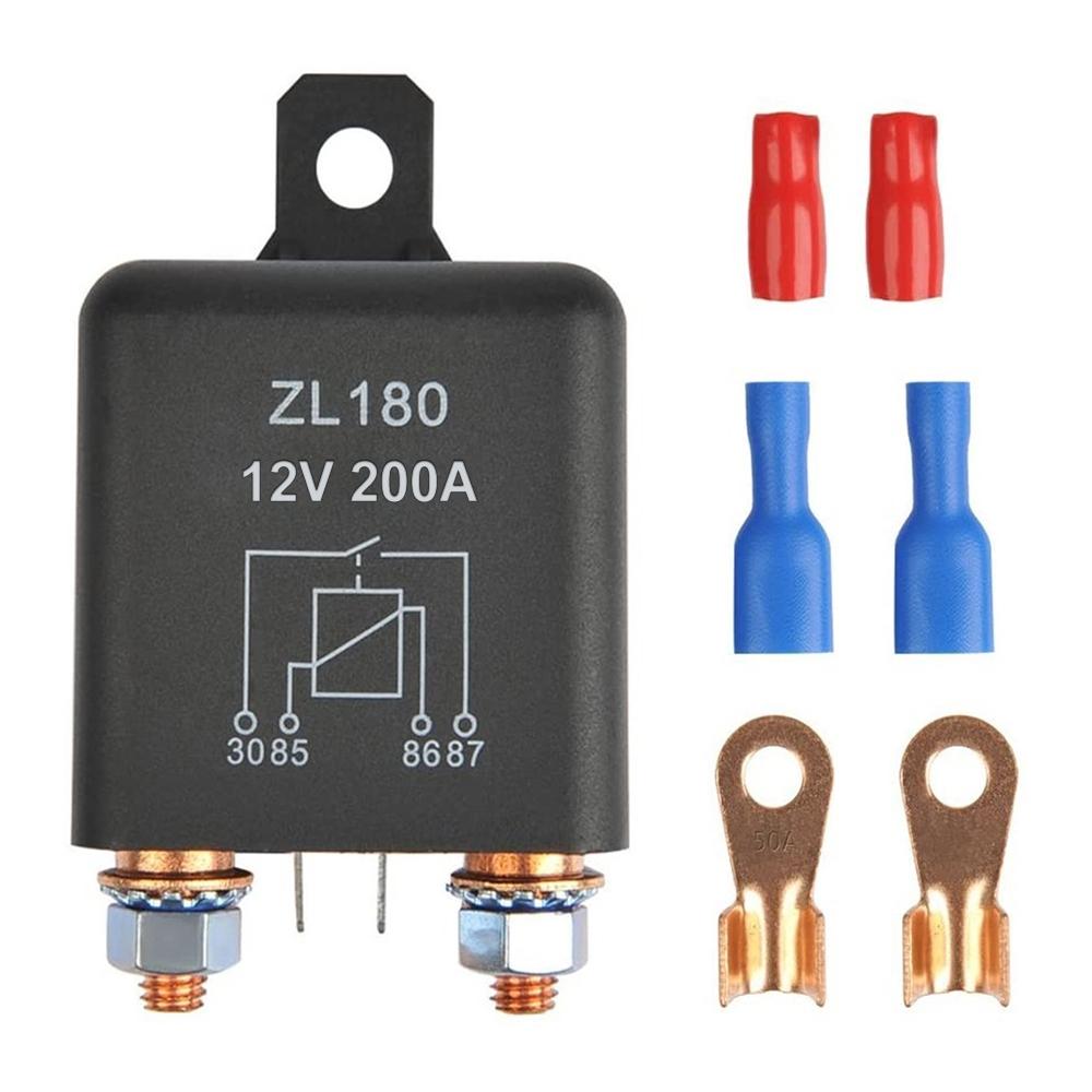 200A Heavy Duty Car Start Relay Kit for Starter Systems & Central Locking