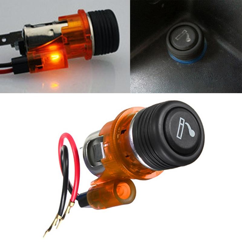 european car cigarette lighter Universal Illuminous Car Cigarette Lighter Assembly 12V for