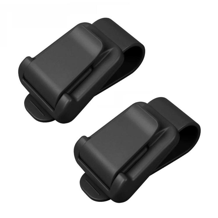 2-Pack Car Sunglasses Holder & Sun Visor Organizer Clip for Glasses, Cards and Tickets