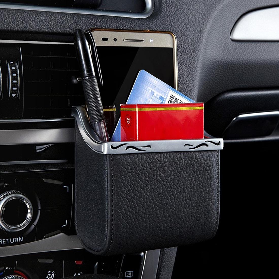 Universal Car Air Vent Organizer Storage Box & Car Phone Holder Pocket for Auto Accessories