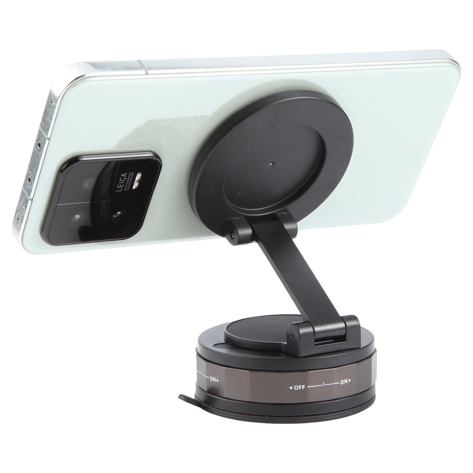 360 Rotating Magnetic Phone Holder with Strong Suction Cup for Car Dashboard Wall and Desk