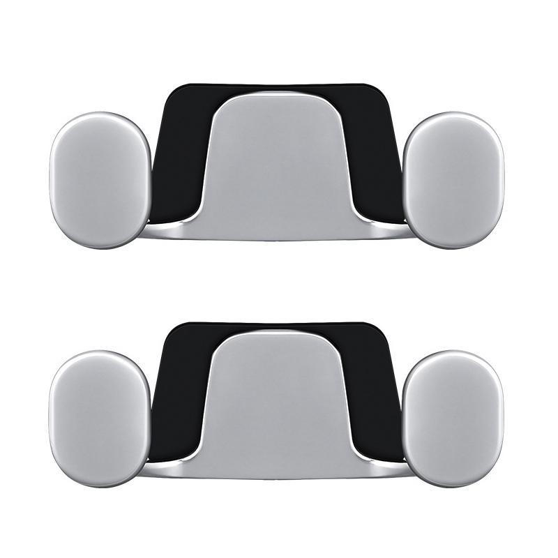 2PCS Car Phone Hook Metal Adhesive Phone Holder Double Hook Organizer for Vehicle and Home