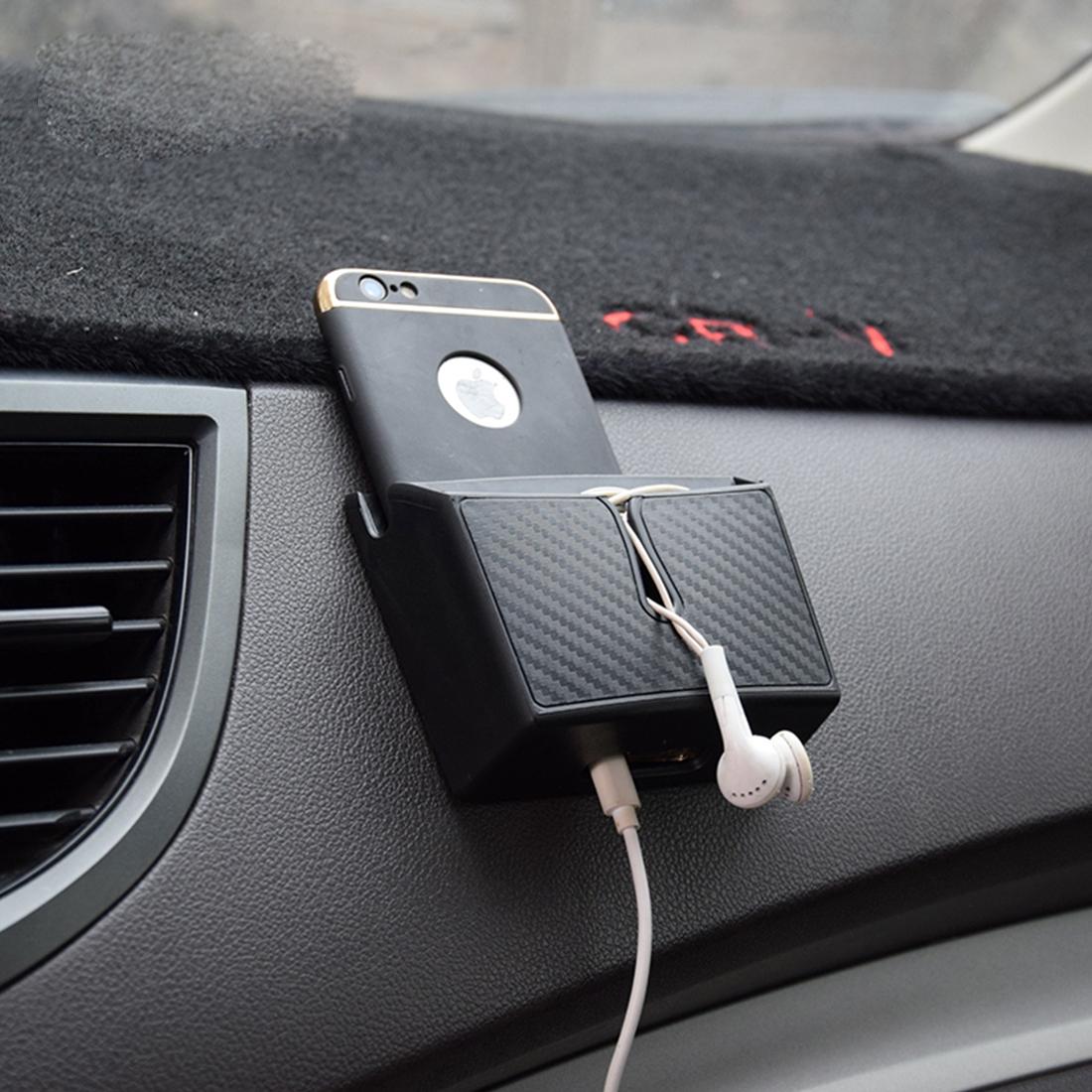 Car Seat Storage Organizer Pocket with Phone Holder and Double Layer Car Storage Bag