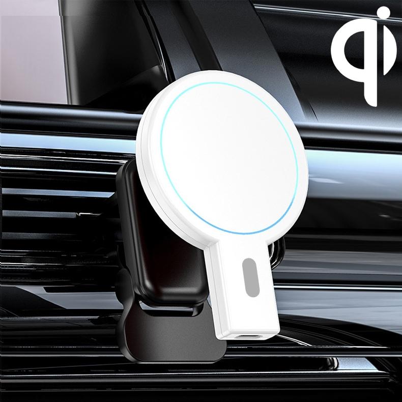 K07 Magnetic Car Charger 15W Fast Wireless Car Charger Air Vent Phone Mount