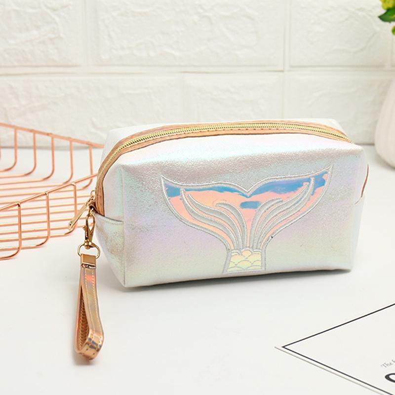 Large Capacity Makeup Bag Travel Toiletry Cosmetic Organizer with Waterproof PU Leather