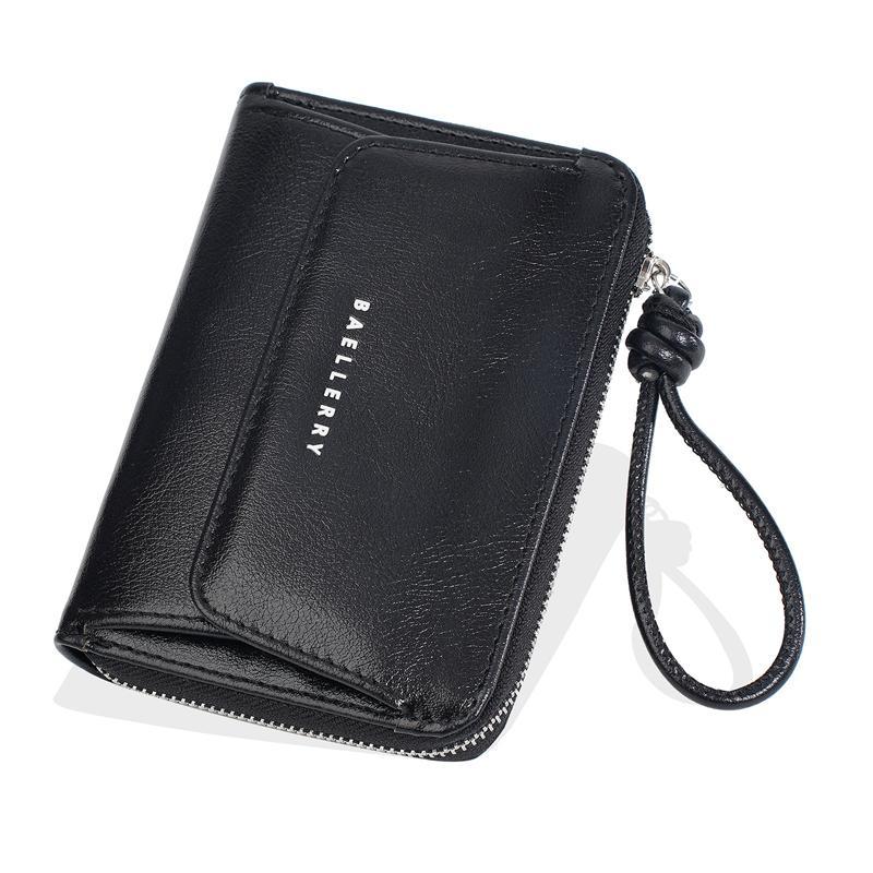 Womens Wallet Compact Bifold Wallet with Card Holder and Coin Pocket