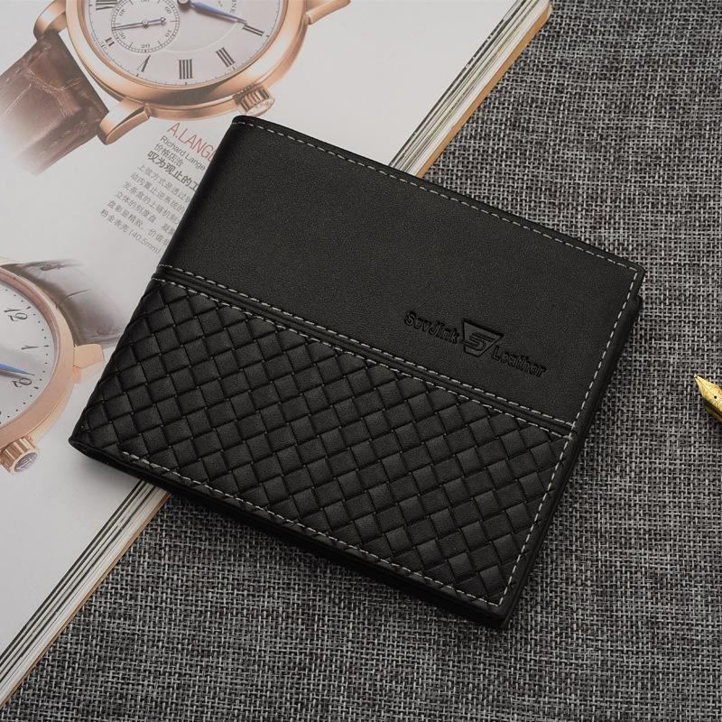 Business Bifold Wallet for Men Slim Card Holder Wallet with Coin Pocket