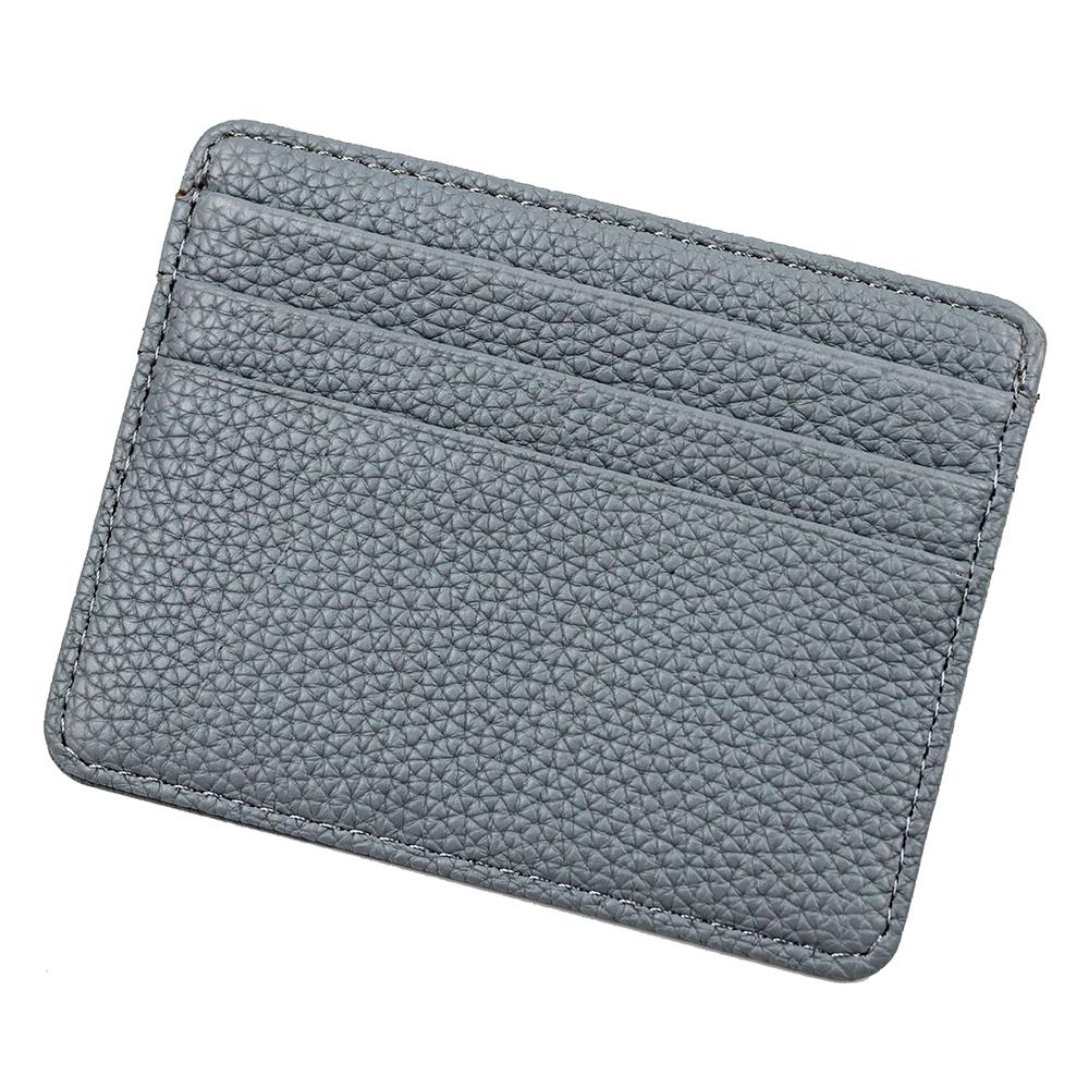 Slim Card Holder Mini Wallet with Coin Pocket Multi Card Slot PU Leather Card Holder