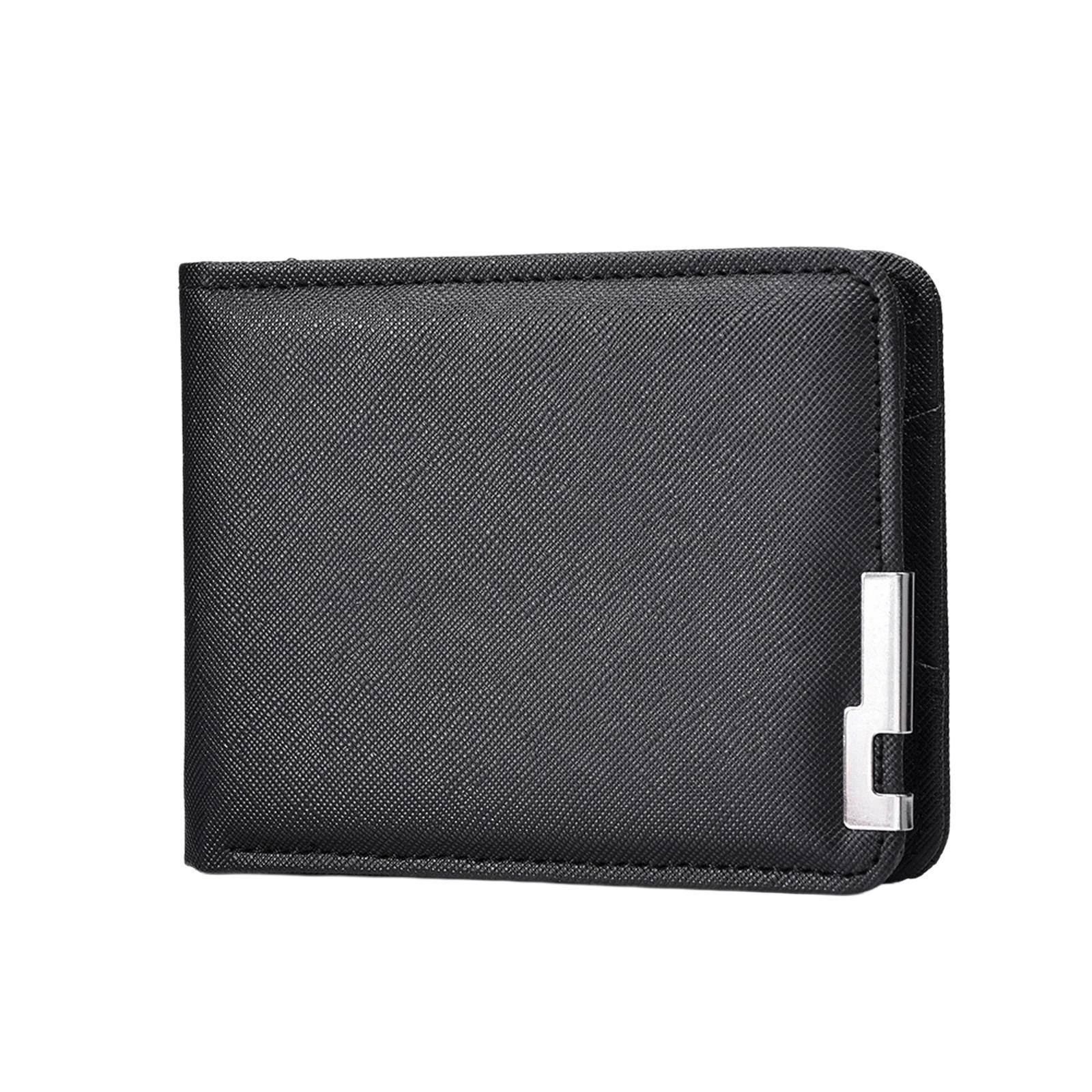Slim Wallet for Men Minimalist PU Leather Card Holder Wallet with Multi Card Slots