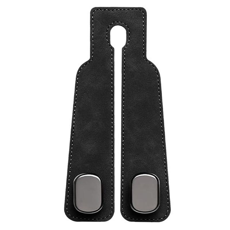 Universal Car Seat Hook with Car Phone Holder Metal Headrest Organizer