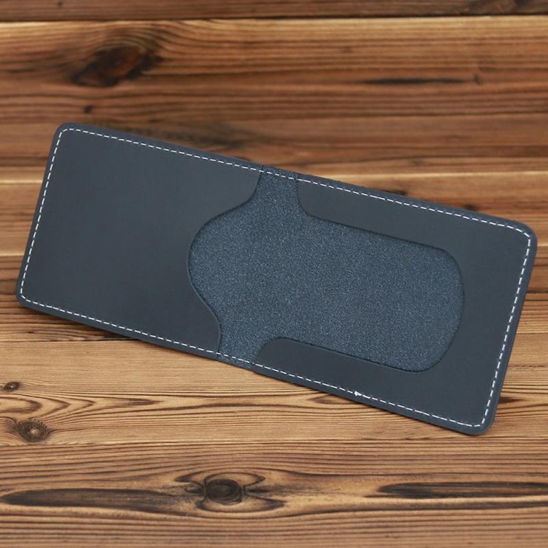 Retro Genuine Cowhide Leather Driving License Holder Wallet with Card Slot and Coin Pocket