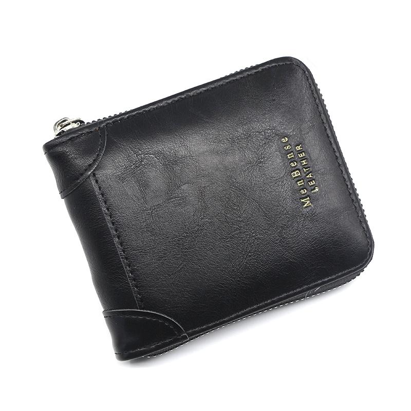 Retro Zipper Large Capacity Wallet Multi Card PU Leather Organizer Wallet
