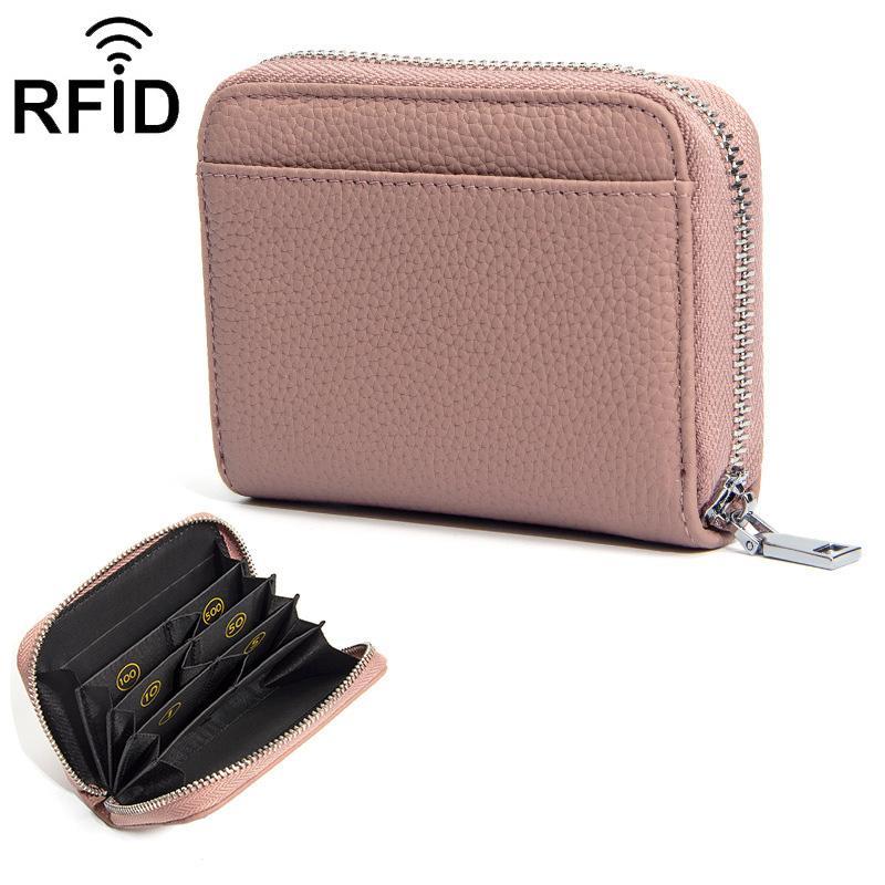 Women's RFID Wallet for Women Leather Coin Purse & RFID Card Holder with Anti-Theft Protection