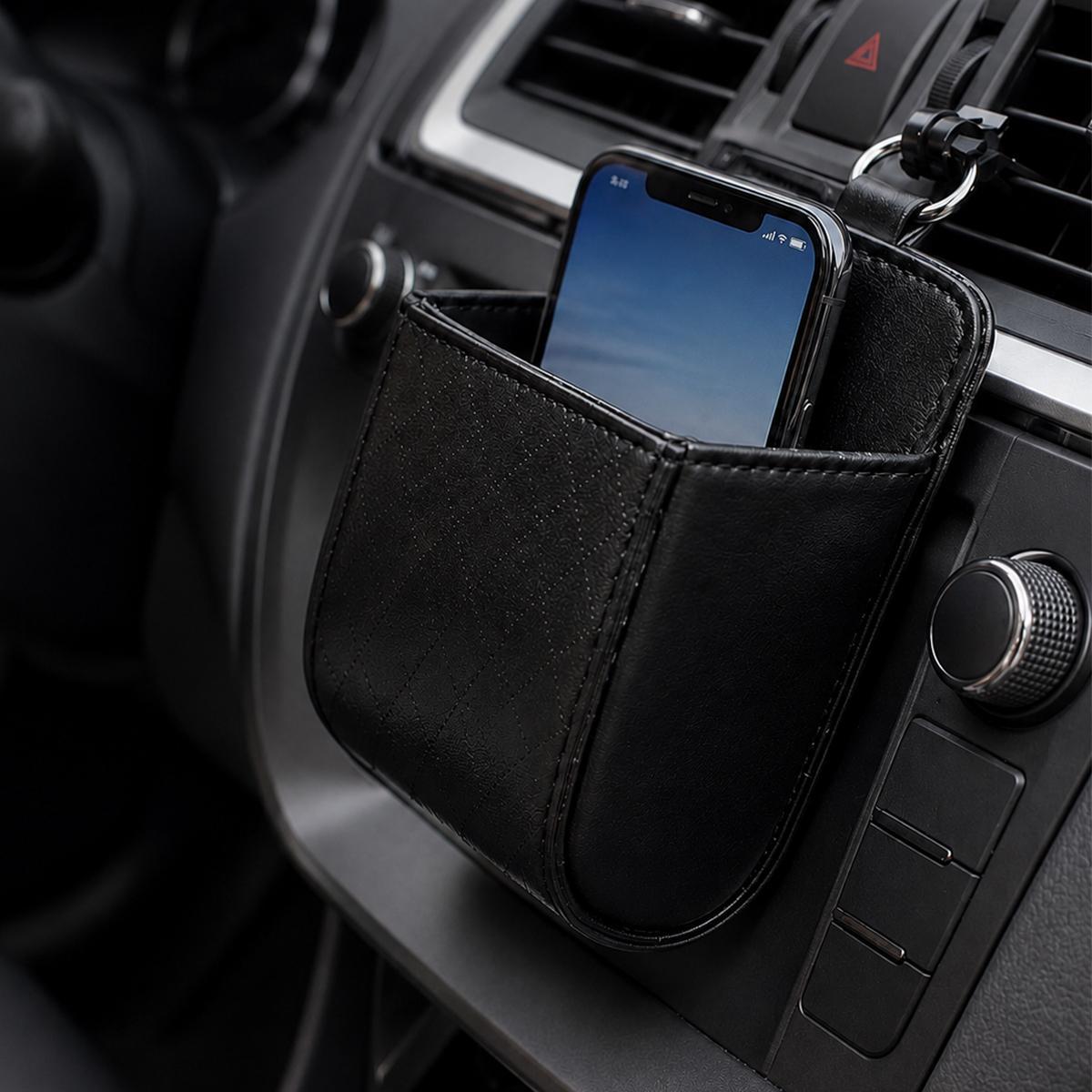Universal Car Vent Phone Holder Storage Pocket Car Air Vent Organizer