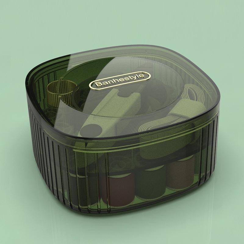 24 In 1 Portable Sewing Kit with Needle and Thread Storage Box for Home Travel and Quick Repairs