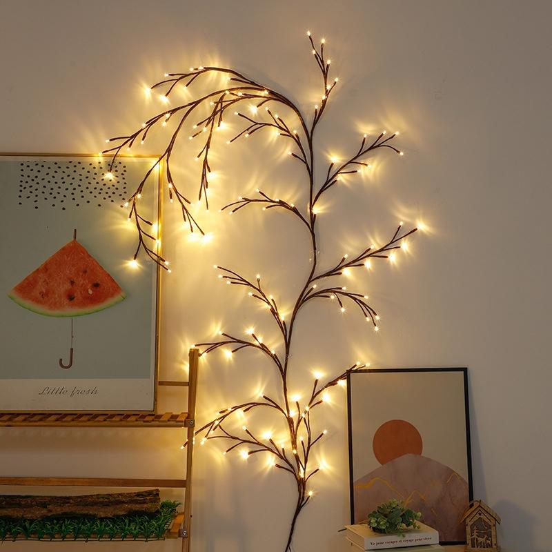 2.3m LED Vine Lights with 144 LEDs USB Fairy String Lights for Wall, Wedding & Home Decor