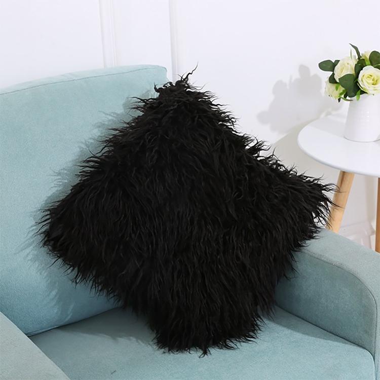 Luxury Plush Pillow Cover Soft Faux Fur Velvet Cushion Cover for Sofa Bed Decor