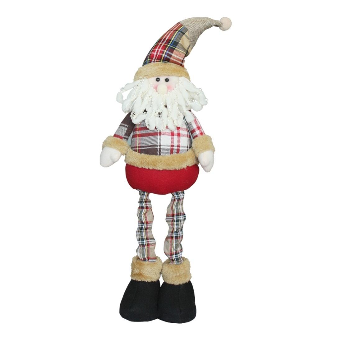 Festive Christmas Window Decoration Santa Claus Doll Hanging Ornament for Home Holiday Decor