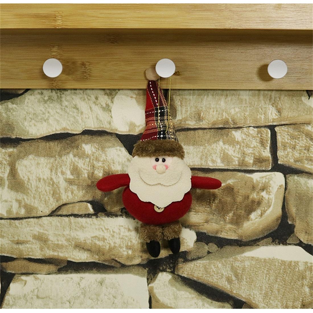 Cozy Christmas Tree Ornament Santa Claus Hanging Doll Decoration for Holiday Home Decor
