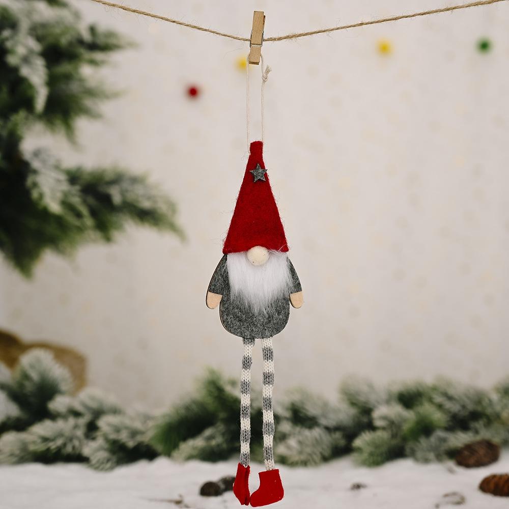 Christmas Gnome Hanging Ornament for Tree and Festive Holiday Decor