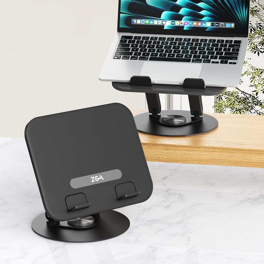 360° Rotating Adjustable Laptop Stand with Ergonomic Height Support