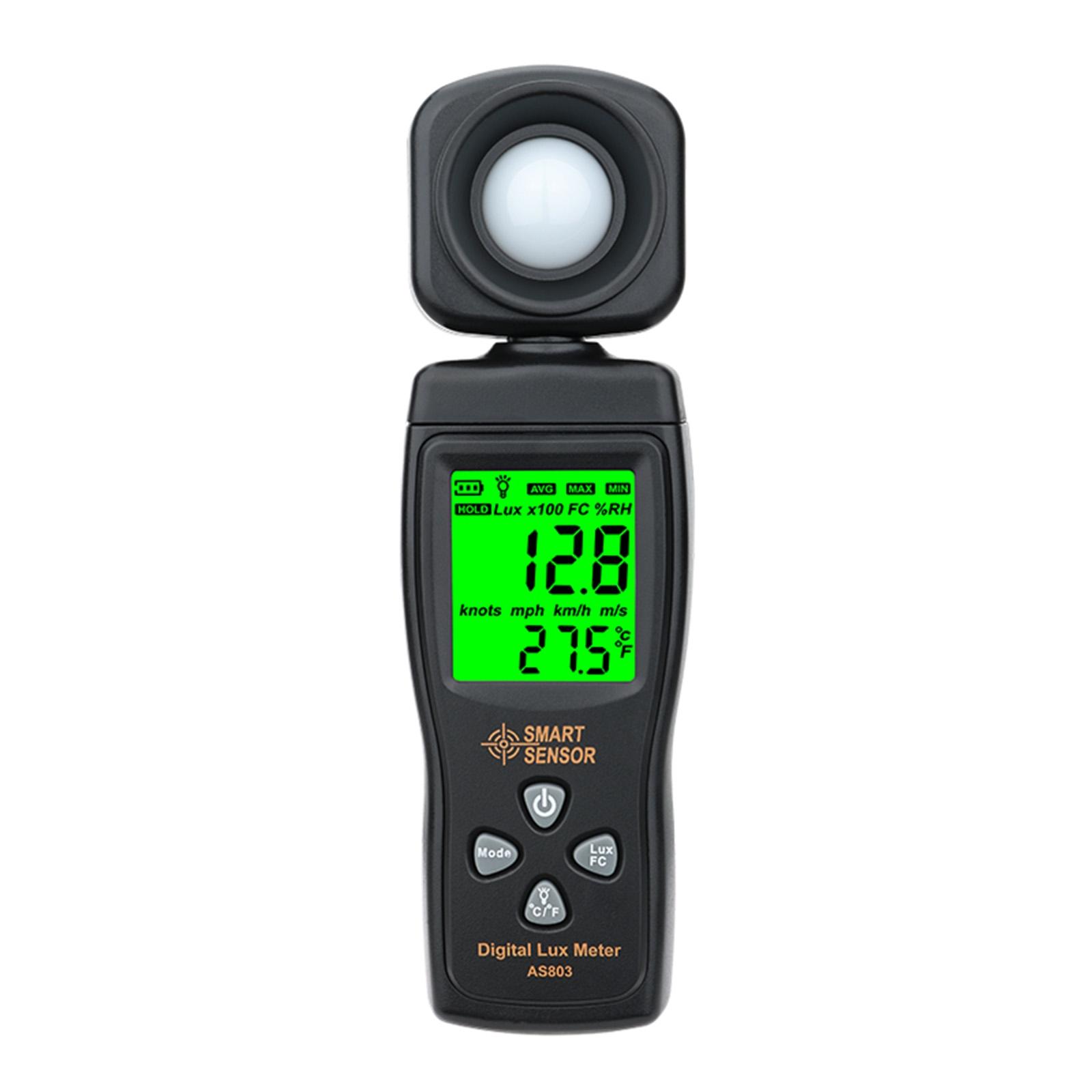 Digital Lux Meter 200,000 Lux Handheld Light Meter
