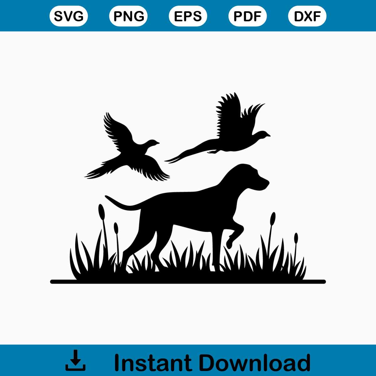Pheasant Hunting SVG, Hunting Dog svg, Pheasant svg, Hunting - Inspire