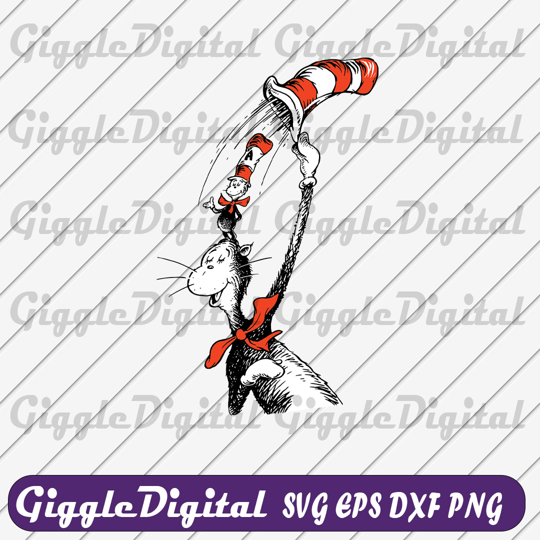 Thing 1 svg,Thing 2 svg, kids svg, Dr Seuss Svg, Dr Seuss Ca - Inspire ...