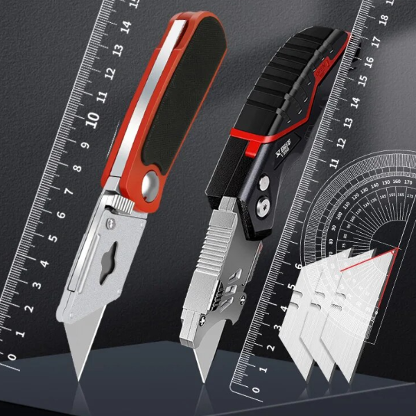 AIRAJ Multifunctional Utility Knife: Retractable Sharp Cut, | Inspire ...