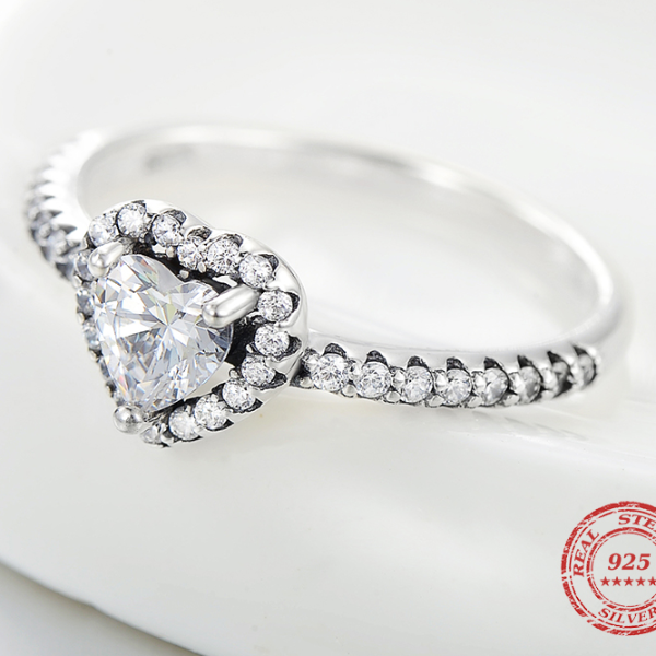 Modian Exquisite 925 Sterling Silver Vintage Hearts Rings: Luxury Wedding Jewelry for Women
