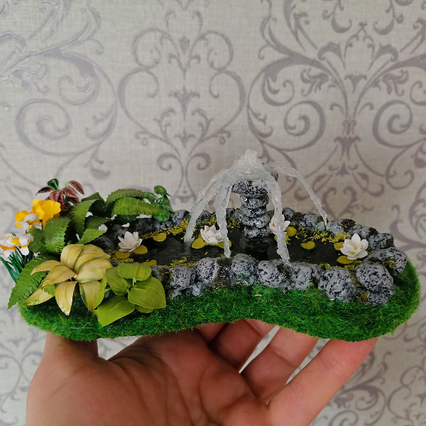 Pond for a dollhouse. Miniature pond.1:12 scale. | Inspire Uplift