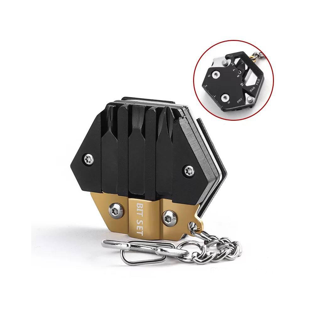 抗菌 銅製 kochtools Hexドッグタグ keychain EDC エブリデイキャリー DHgate.com:Multi-Function Hexagonal Coin Keychain