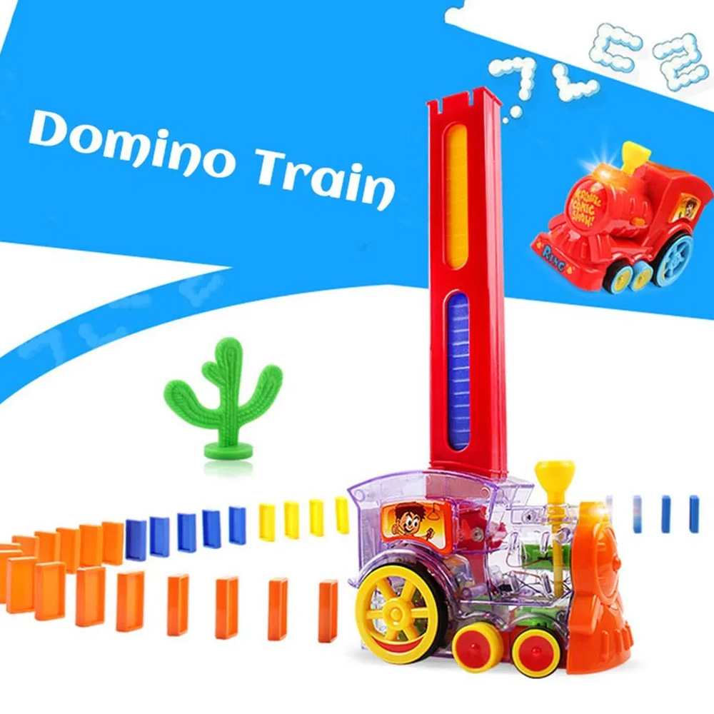 domino train toy