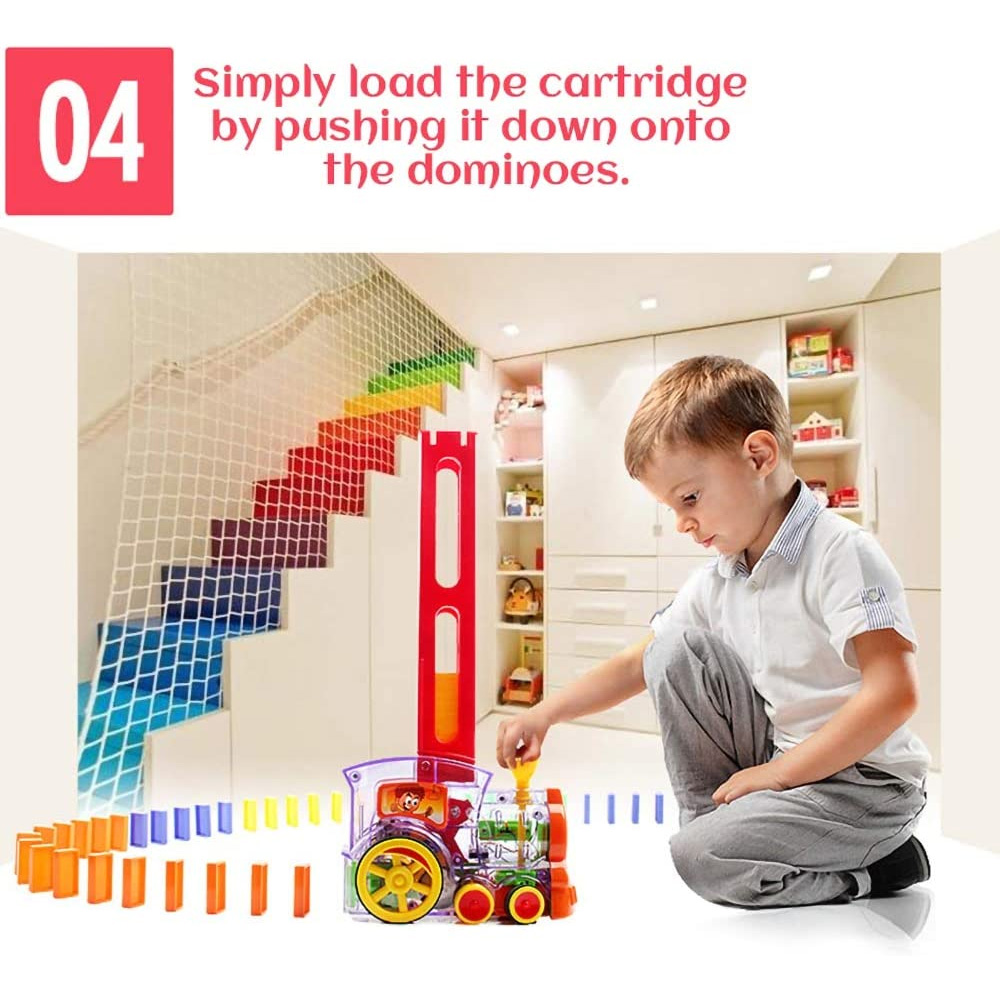 domino train toy