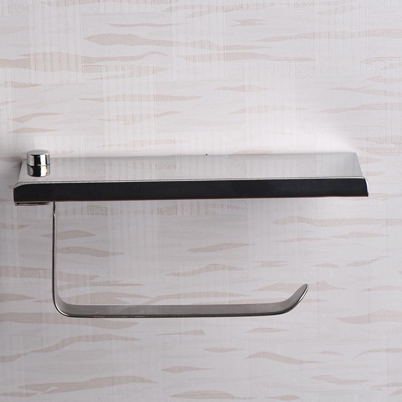 EZ Toilet Paper Holder With Shelf