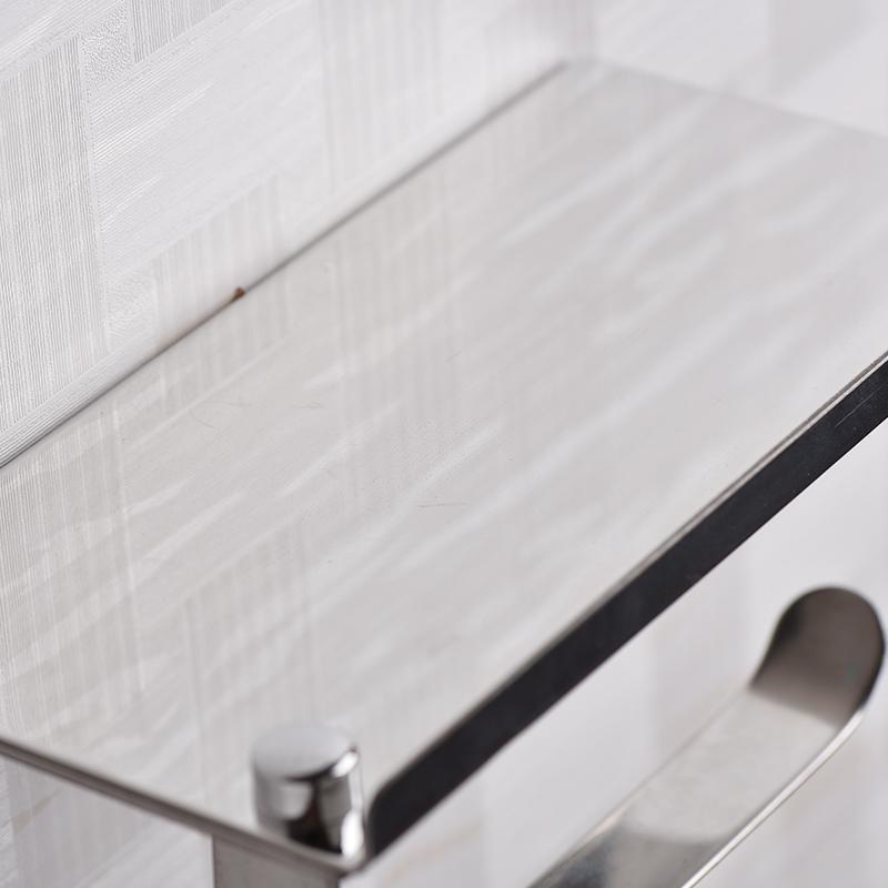 EZ Toilet Paper Holder With Shelf