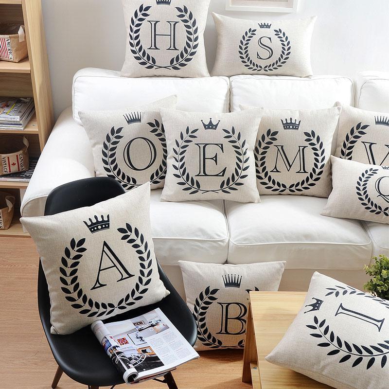 Alphabet cushion outlet covers