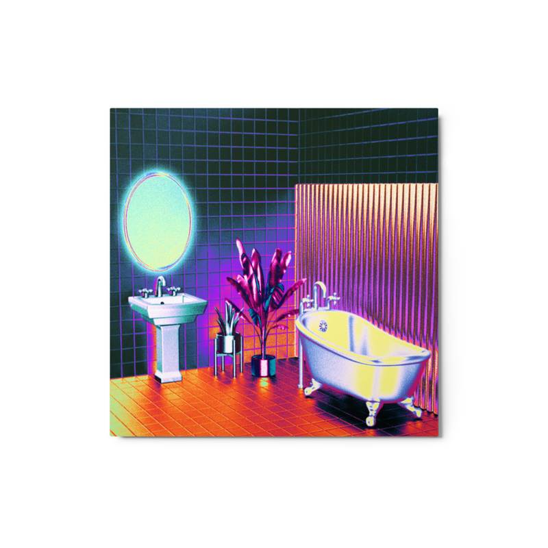 Metal Wall Art Contemporary Bathroom Inspire Uplift