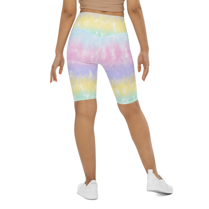 Rainbow Frayed Logo Jogging Shorts main image 0