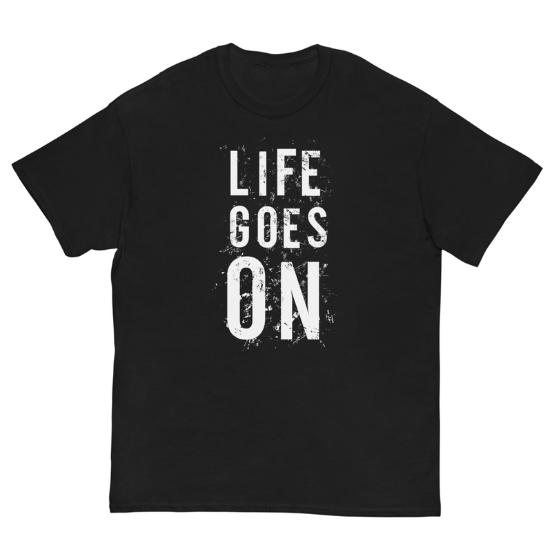 LIFE GOES ON OVERSIZED TEE