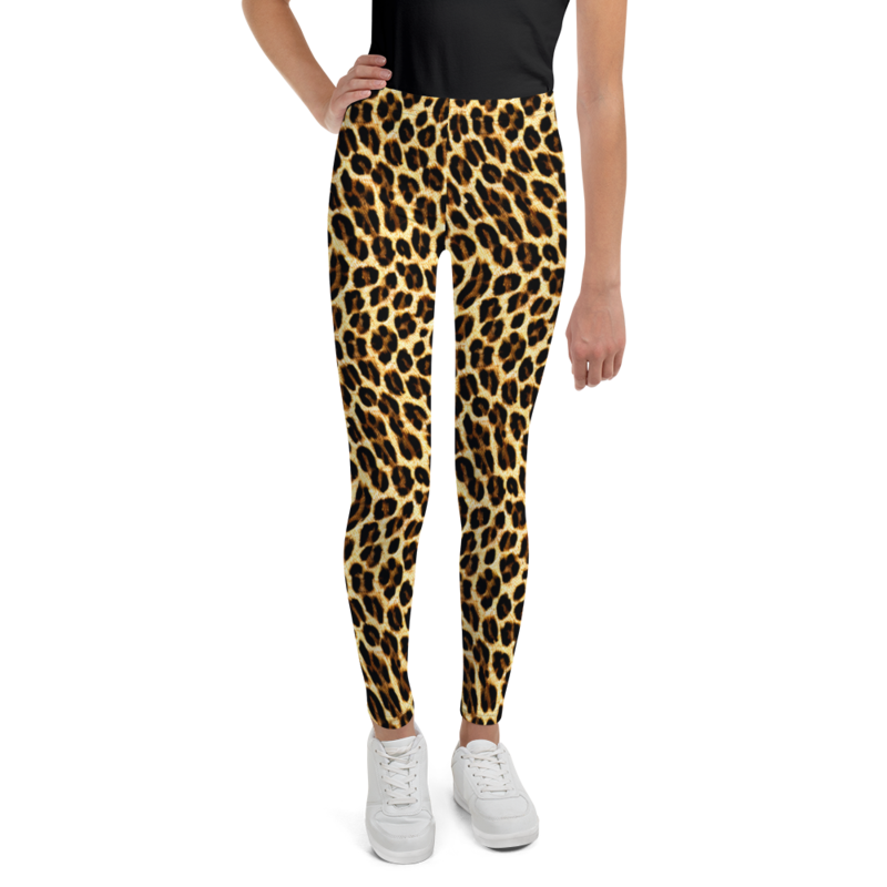Monochrome Wild Child Animal Print Gym Leggings