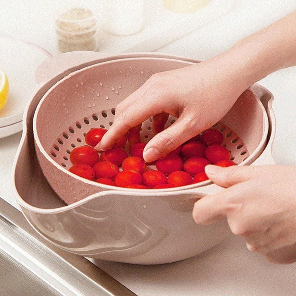 360 Colander Bowl – Anti-Spill Strainer | Inspire Uplift