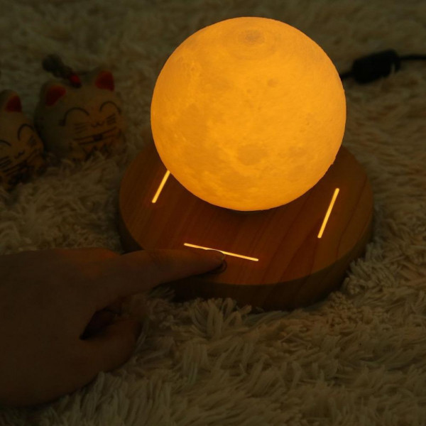 rotating moon lamp